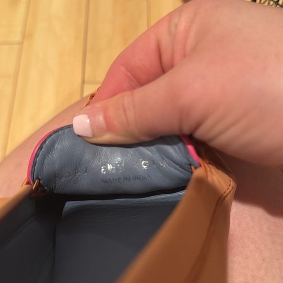 Robert Zur Designer Orange Crush and Fuschia Tglove Leather Loafers 6.5 - Picture 3 of 11